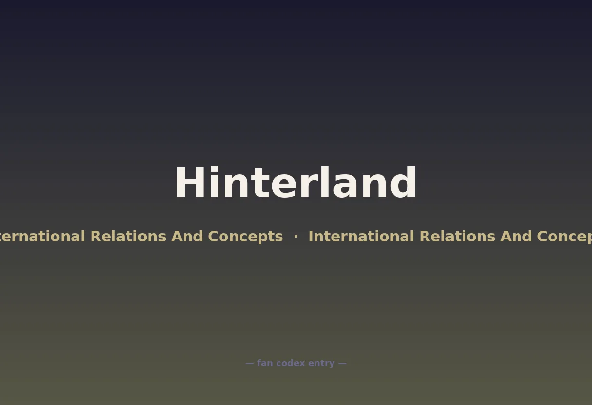 Hinterland