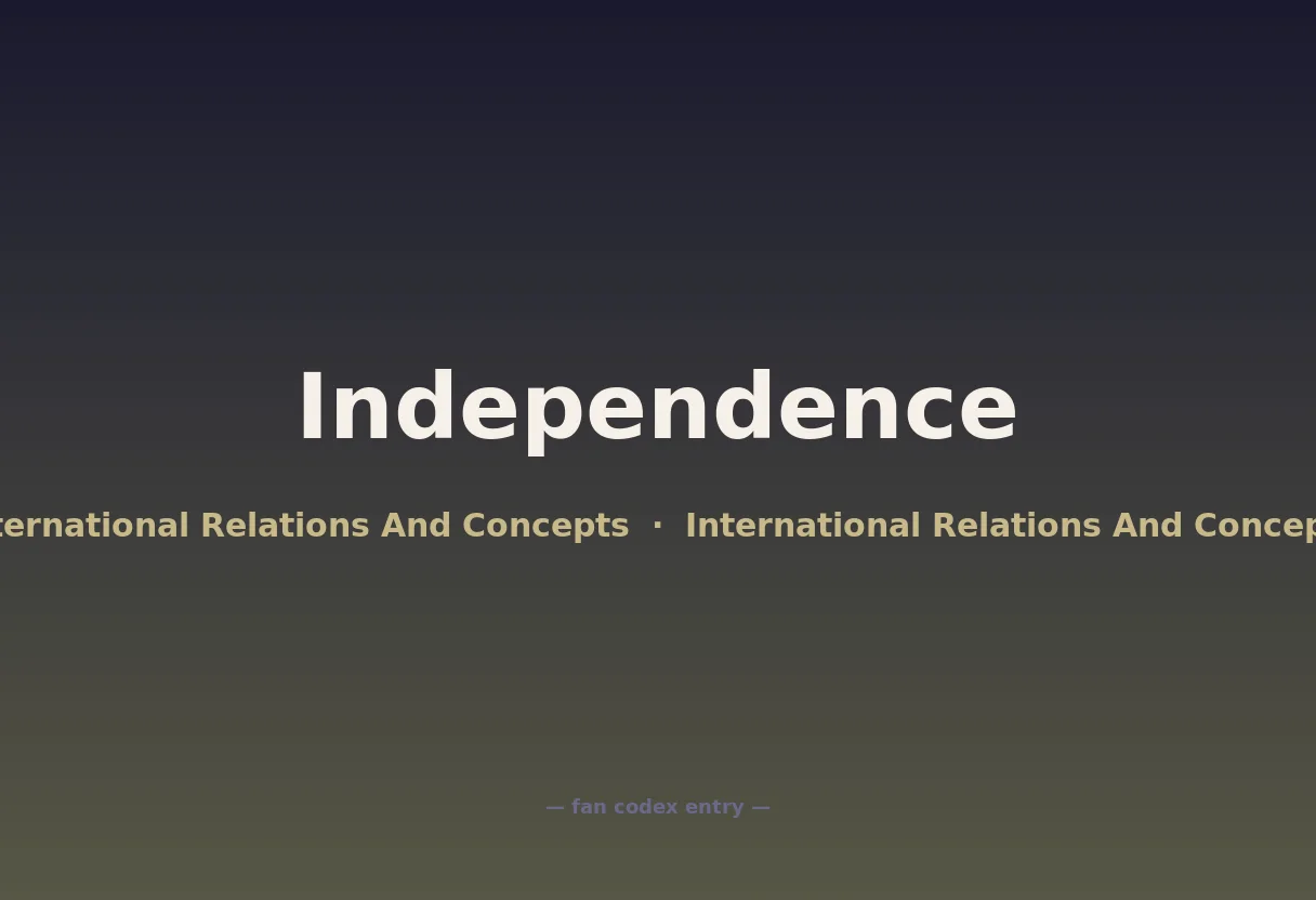 Independence