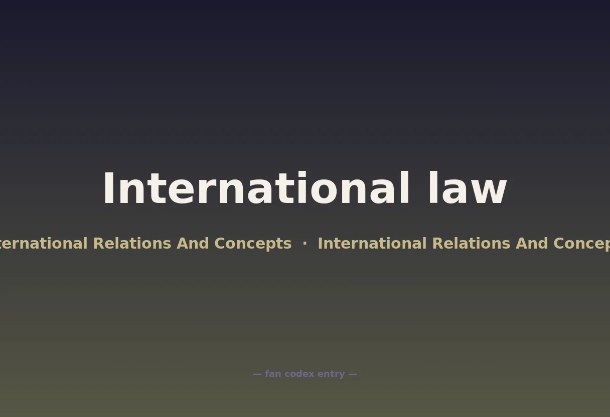 International law